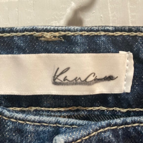 Kancan hi-rise distressed raw hem jeans 24 or 1 - Picture 5 of 11